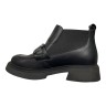 Черевики жіночі шкіряні ILONA 39/AS-36 01 чорні байка