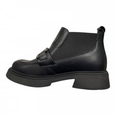 Черевики жіночі шкіряні ILONA 39/AS-36 01 чорні байка