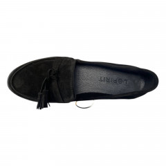 Лоферы женские замшевые U.SPIRIT 5033 01 черные