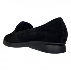 Лоферы женские замшевые U.SPIRIT 5033 01 черные