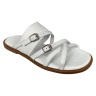 Шльопки жіночі шкіряні Pandora 1001 05 білі