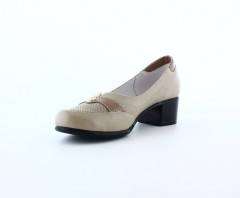 Туфли женские кожаные ELVIX 3117 бежевый