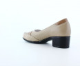 Туфли женские кожаные ELVIX 3117 бежевый
