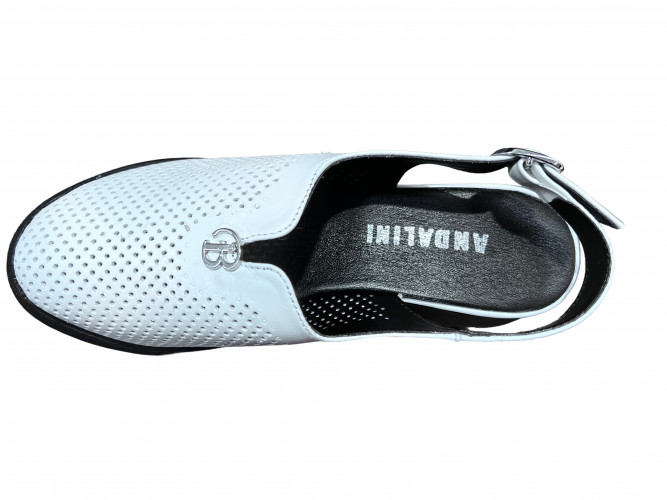 Босоножки Женские кожаные ANDALINI 1812 белый