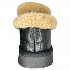 Угги ботинки женские ALLSY 187462 2023-53 черный мех