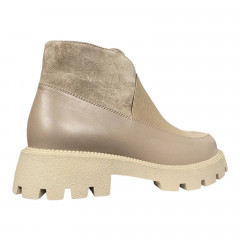 Черевики жіночі шкіряні ILONA 415/940 бежеві байка