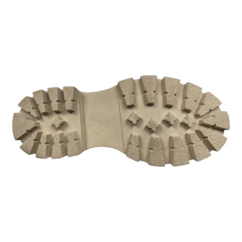 Ботинки женские кожаные ILONA 415/940 бежевые байки