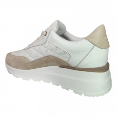 Кроссовки женские кожаные DITAS K 15 белые капучино.