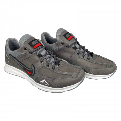 Кроссовки мужские кожаные ICEFIELD N04 серые