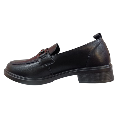 Лоферы женские кожаные PLPS KK3-1 черные