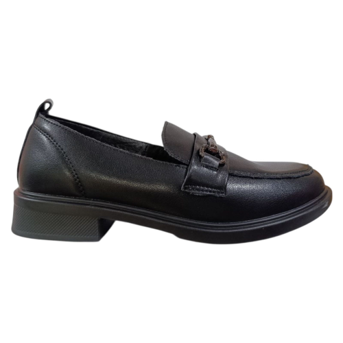 Лоферы женские кожаные PLPS KK3-1 черные