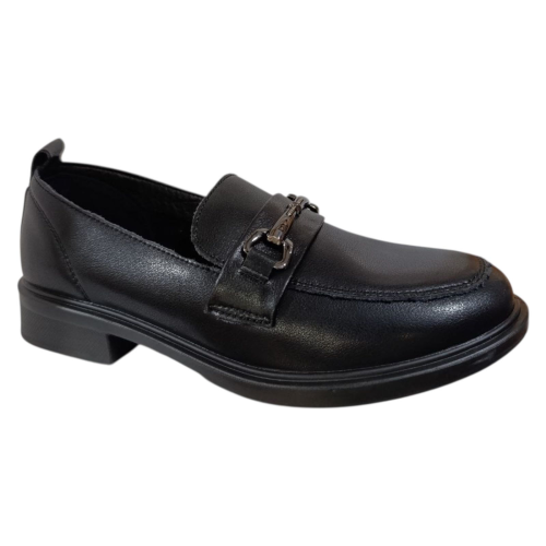 Лоферы женские кожаные PLPS KK3-1 черные