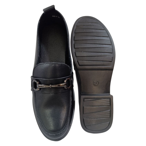 Лоферы женские кожаные PLPS KK3-1 черные