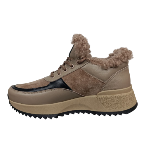 Кроссовки женские кожаные KATRIN 125 14 латый мех