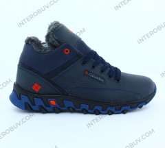 Кросівки Підросткові шкіряні зимові LORD DBK 2 синій