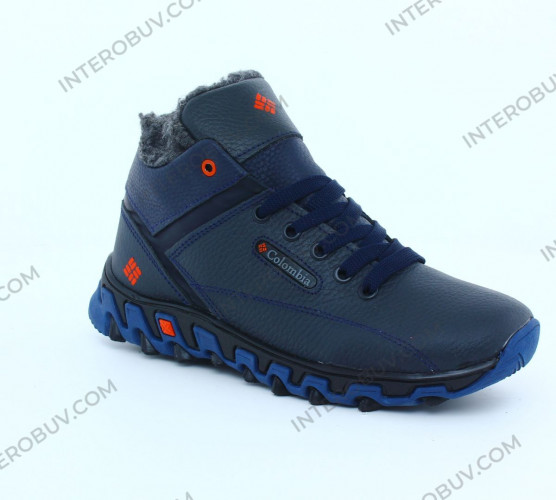 Подростковые кожаные зимние LORD DBK 2 синий