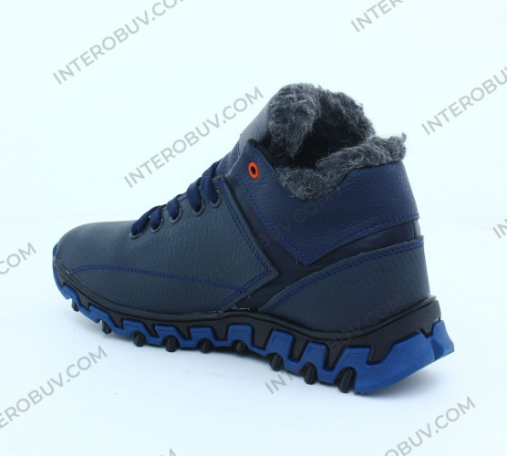 Подростковые кожаные зимние LORD DBK 2 синий