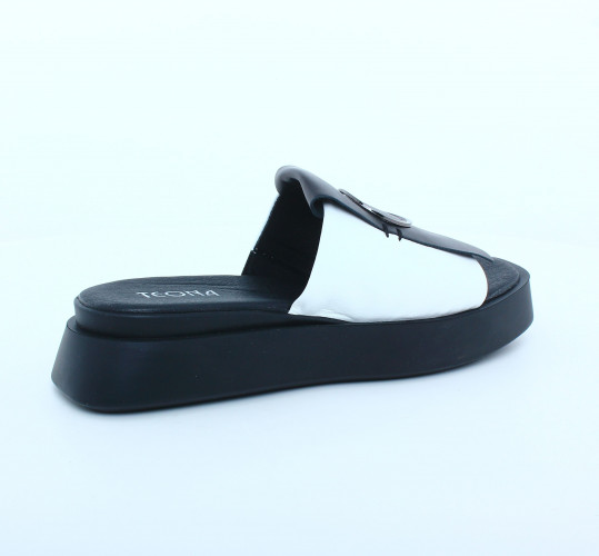 Шльопанці Жіночі шкіряні TEONA 107 білий