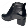 Ботинки Женские кожаные ROMAX 361 черный байка