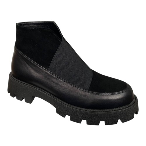 Ботинки женские ширяные ILONA 415/940 черные байки