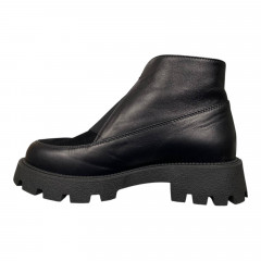 Черевики жіночі шіряні ILONA 415/940 чорні байка