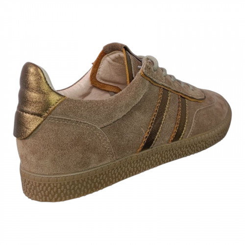 Кеди жіночі замшеві CAMELLIA 225/1 коричневі