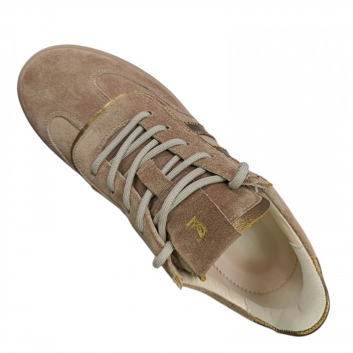 Кеди жіночі замшеві CAMELLIA 225/1 коричневі