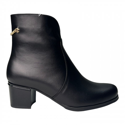Черевики Жіночі шкіряні ROMAX 461 чорний байка