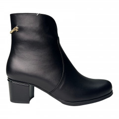 Черевики Жіночі шкіряні ROMAX 461 чорний байка