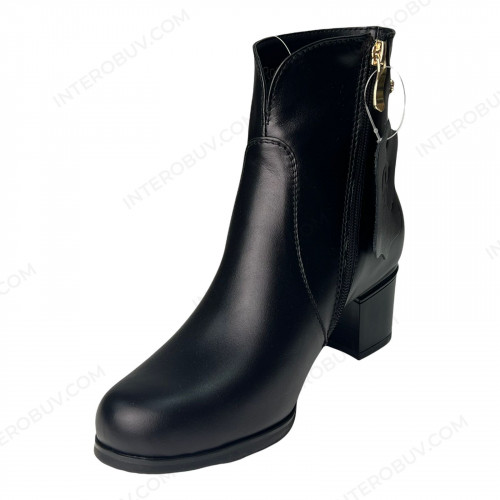 Черевики Жіночі шкіряні ROMAX 461 чорний байка