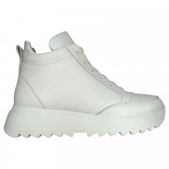 Кроссовки женские кожаные MASIS V0168 01 белый мех