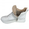 Кросівки жіночі шкіряні MASIS V0168 01 білий хутро