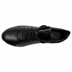 Кроссовки женские кожаные BL-SISTEM 886 01 черные