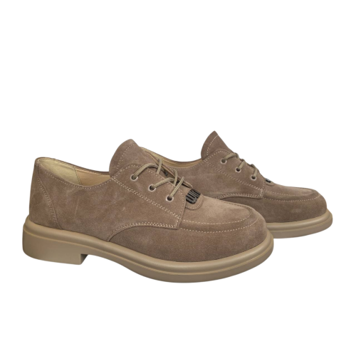 Туфли женские замшевые SCORPION 3548/43 бежевые 