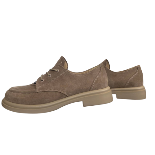 Туфли женские замшевые SCORPION 3548/43 бежевые 