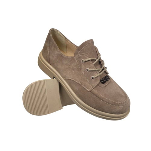 Туфли женские замшевые SCORPION 3548/43 бежевые 