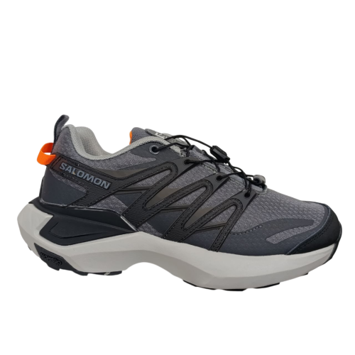 Кроссовки мужские текстильные SALOMON 3575-5 черные+серые