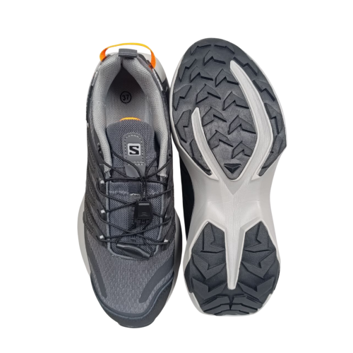 Кроссовки мужские текстильные SALOMON 3575-5 черные+серые