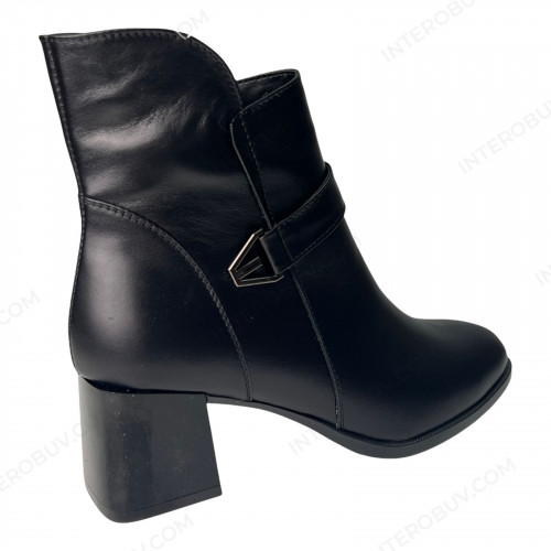 Черевики Жіночі шкіряні ROMAX 564 чорний байка