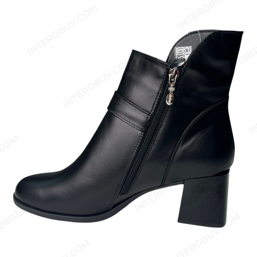 Черевики Жіночі шкіряні ROMAX 564 чорний байка