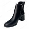 Ботинки женские кожаные  Romax Romax 564 ДС черный кожа байка 