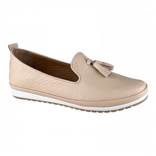 Балетки Жіночі шкіряні KEMER 859 візон