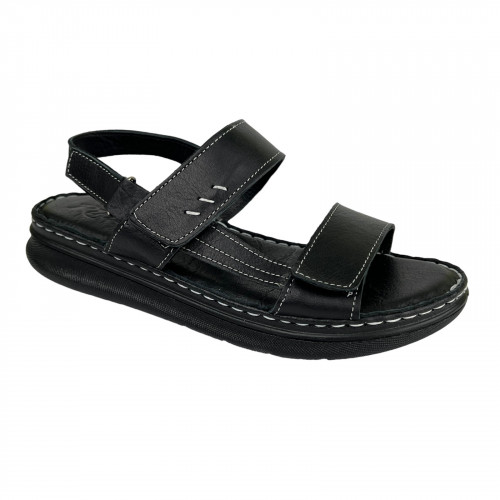 Босоножки Женские кожаные RIKEL 2091 01 черный