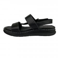 Босоножки Женские кожаные RIKEL 2091 01 черный