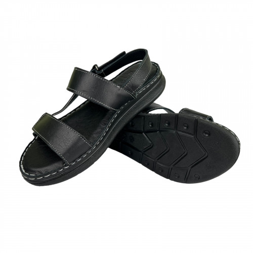 Босоножки Женские кожаные RIKEL 2091 01 черный