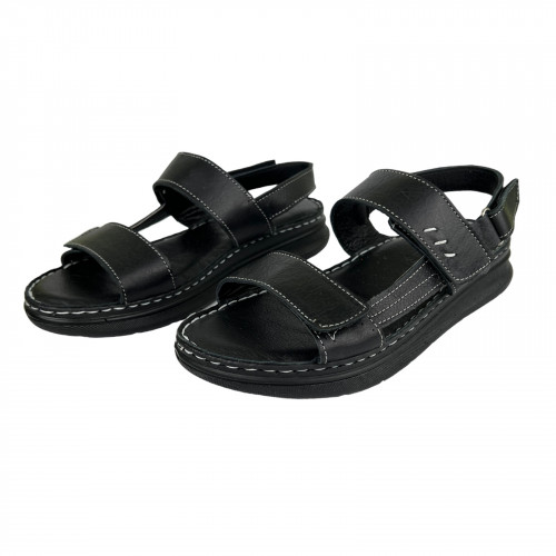 Босоножки Женские кожаные RIKEL 2091 01 черный