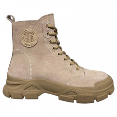 Черевики жіночі замшеві IT TS E706-D бежеві байка