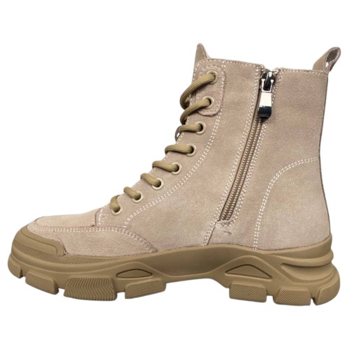 Ботинки женские замшевые IT TS E706-D бежевые байки