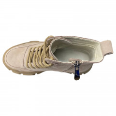 Черевики жіночі замшеві IT TS E706-D бежеві байка