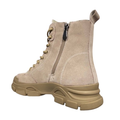 Ботинки женские замшевые IT TS E706-D бежевые байки